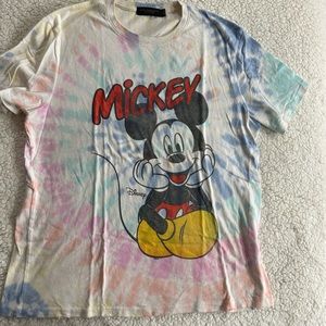 Junk Food Tie Dye Mickey Mouse Tee